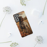 German Wirehaired Pointer Autumn Art Tough Phone Case