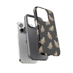 Vintage Ghost Pattern phone case | Halloween spooky stars design