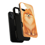 Pomeranian Tiny Fox Fluffy Art Tough Phone Case