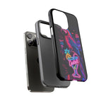 Neon Parrot Cocktails phone case | Tough Cases