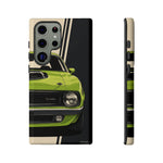 Cuda Shaker Hood Lime Light Tough Phone Case
