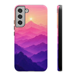 Pastel Mountain Haze Vaporwave Art Tough Phone Case