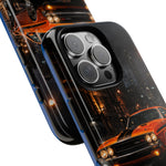Challenger RT Phone Case, Rainy City Night Muscle Car Tough Cover