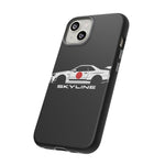 R34 Skyline Japanese Flag Race Car Phone Case | JDM GT-R Tough Cover