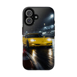 Yellow C5 Z06 Track Day Speed Art Tough Phone Case