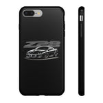 Black 4th Gen Camaro Z28 Sports Car Phone Case | Black Muscle Car Illustration