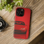 Red Miata Phone Case, NA MX5 90s JDM Roadster Tough Cover