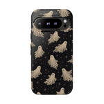 Vintage Ghost Pattern phone case | Halloween spooky stars design