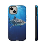 Tiger Shark Phone Case, Dappled Blue Water Tough Cover