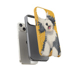 Sheepdog Hair Flip Phone Case Funny Dog Lover Gift