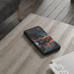 1966 GTO Orange Rainy City Tough Phone Case Cover Gift Art