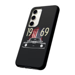 1969 Camaro SS American Flag Tough Phone Case Cover Gift Art