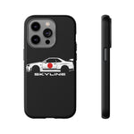 R34 Skyline Japanese Flag Race Car Phone Case | JDM GT-R Tough Cover