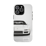 White NSX Phone Case, Retro 90s JDM Supercar Cover, Gift for Car Lovers