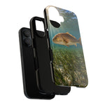 Redfish Phone Case, Seagrass Flat Underwater Art Cover