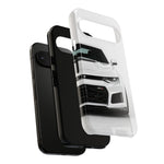 White Camaro Phone Case, ZL1 American Muscle Car Tough Cover for Men