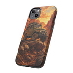Land Cruiser FJ40 Classic 4x4 Red Rock Canyon Art Tough Phone Case