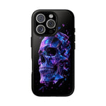 Holographic Skull Phone Case, Shattered Glass Iridescent Cover