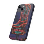 Neon Cowboy Boot phone case | High Noon Saloon design