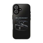 Black S2000 Roadster Collage JDM Tough Phone Case Cover Gift