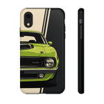 Cuda Shaker Hood Lime Light Tough Phone Case