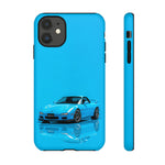 RX-7 Cyan Studio Phone Case Studio Color Match Car Art