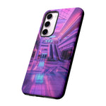 Empty Mall Escalator Vaporwave Art Tough Phone Case