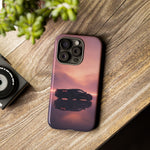 C8 Corvette Silhouette Pastel Horizon Case