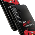 1991 Camaro Heartbeat Red Muscle Car Tough Phone Case Cover