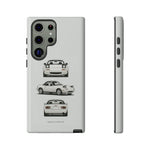 1989 Miata White Triple View Roadster Tough Phone Case Cover