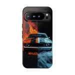 1969 Camaro Fire Ice Muscle Tough Phone Case Cover Gift Art