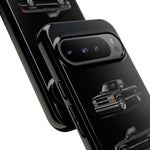 Black Silverado Classic Pickup Tough Phone Case for Chevy Truck Fans