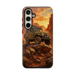 Land Cruiser FJ40 Classic 4x4 Red Rock Canyon Art Tough Phone Case