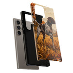 German Shorthaired Pointer Pointing Art Tough Phone Case