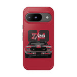 1969 Z28 Red Front View Muscle Car Tough Phone Case