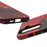 Red Mustang Art Phone Case, GT500 American Muscle Car Tough Cover