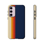 Retro Rainbow Stripe Phone Case | Tough Phone Case