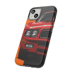GTO The Judge Red Muscle Car Illustration Phone Case | Retro Classic Car