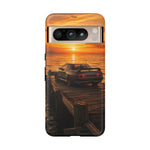 Sunset Skyline R32 on Pier phone case | Tough Covers
