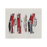 1959 Fairlane 500 Galaxie Skyliner Classic Car Blanket | Retro Auto Throw