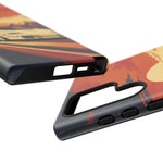 Retro Sunset Countach phone case | Sports car tough cover