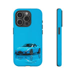 RX-7 Cyan Studio Phone Case Studio Color Match Car Art