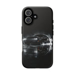 Black Sports Car Illustration 2023 Challenger SRT phone case | Car Drift Reflection