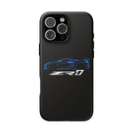 Blue C8 ZR1 Phone Case for Supercar Enthusiasts