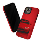 Red Miata Phone Case, NA MX5 90s JDM Roadster Tough Cover
