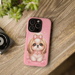 Shih Tzu Princess Kawaii Chibi Puppy Pet Dog Art Tough Phone Case