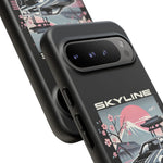 R34 Skyline GT-R Sakura Mountain JDM Tough Phone Case Gift