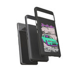 R32 Skyline GT-R Manga Style JDM Tough Phone Case Cover Gift