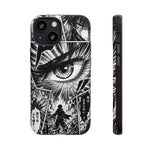 Manga Speed Lines Art Tough Phone Case