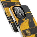 Z28 Yellow Camaro Retro Poster Tough Phone Case